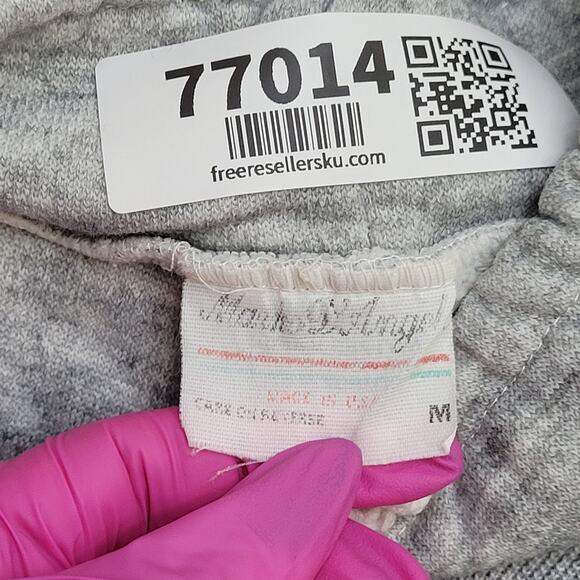 Vintage 80s Blank Crop Sweatshirt Teens Medium 18x17 Baggy - Picture 8 of 10